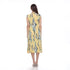 Flash Sale: Tropical Floral Pleated Midi Dress – DR1050